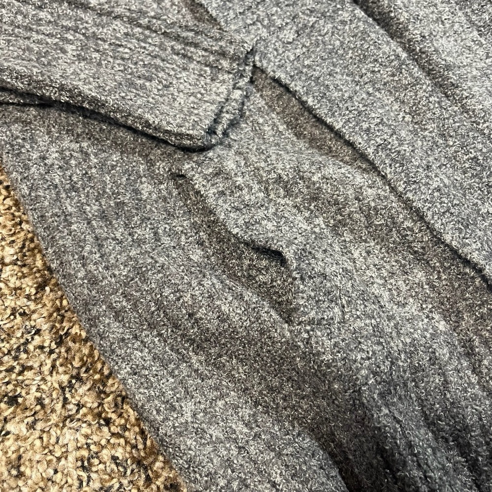 Barefoot Dreams Cozychic Cabin‎ Cable Cardigan Sweater Duster Women's Sz Small - Picture 4 of 6